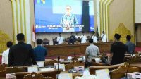 DPRD Kota Batam menggelar rapat paripurna dengan agenda Tanggapan dan/atau Jawaban Wali Kota Batam terhadap Pemandangan Umum Fraksi-Fraksi DPRD atas Ranperda tentang APBD Kota Batam Tahun Anggaran 2027, Rabu (7/10/2026).